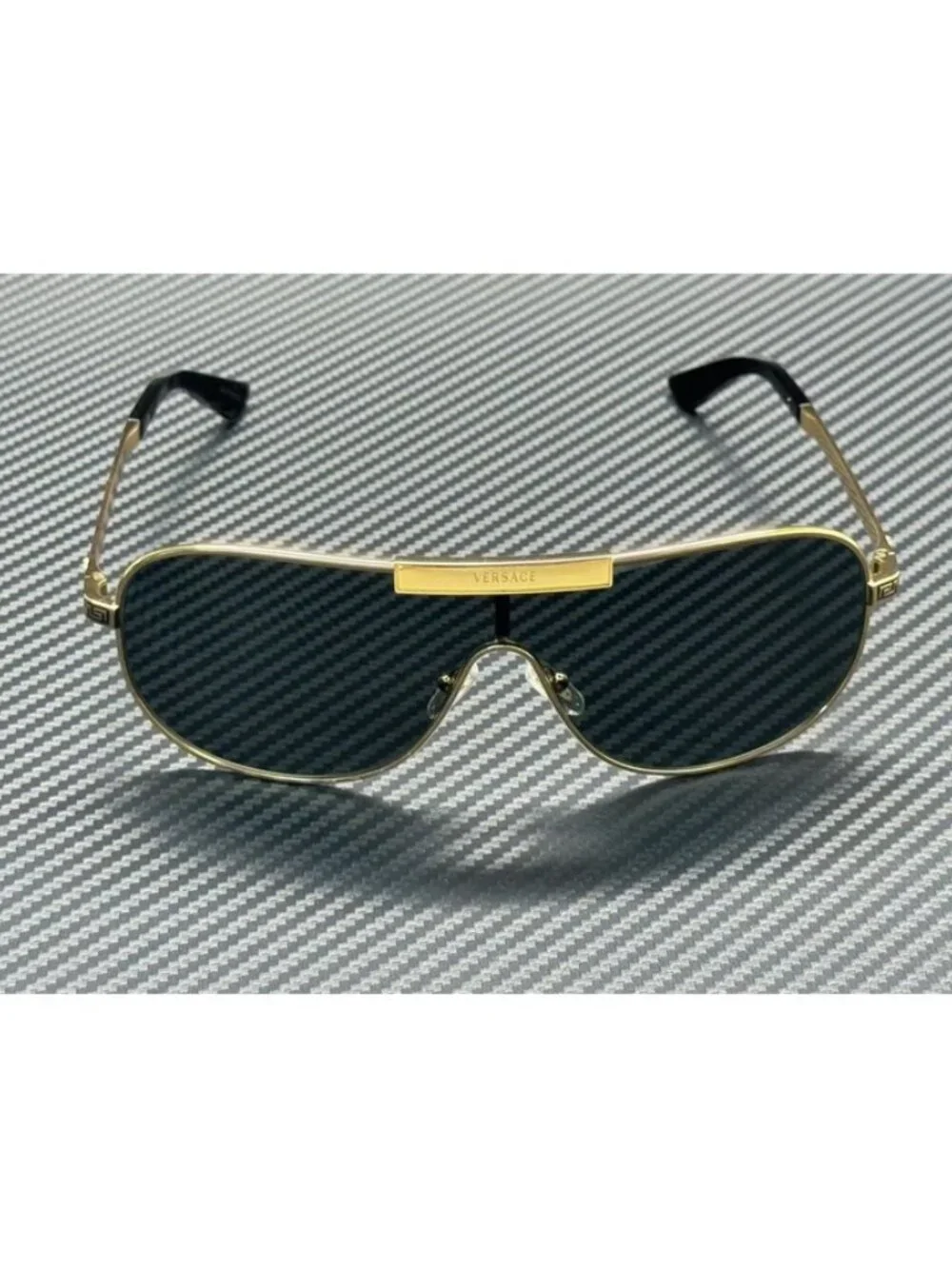 New Versace Men Gold Sunglasses 70-20-140